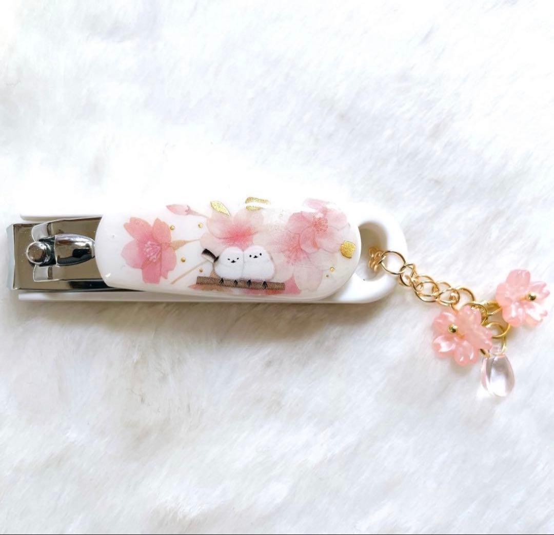 シマエナガ❁⃘*.゜レジンクリームケース ✿