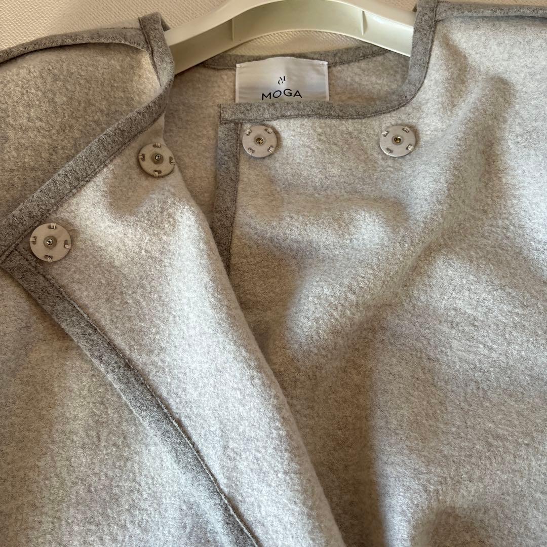MOGA ウールリング圧縮ポンチョ　試着のみ