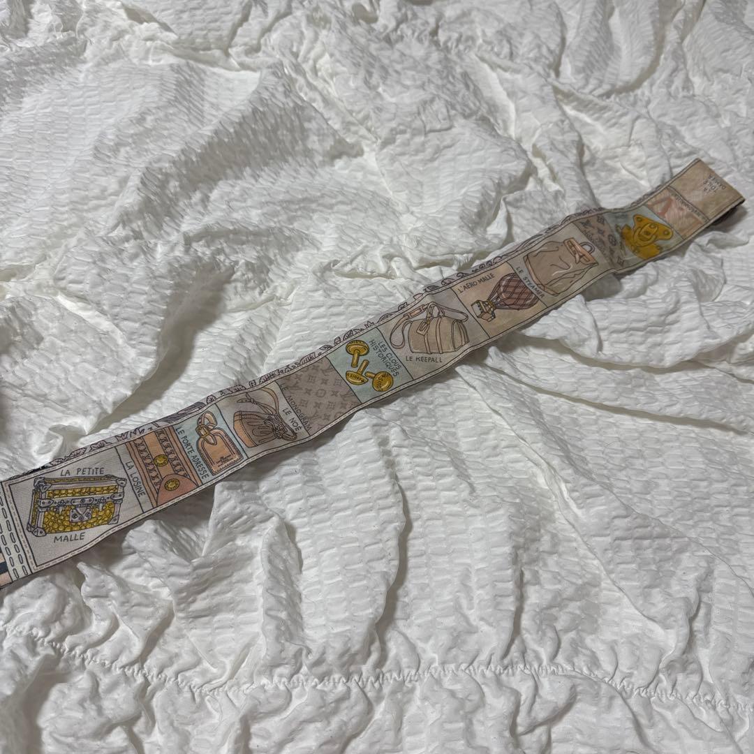 LOUIS VUITTON ルイヴィトン シルク バンドー バック柄