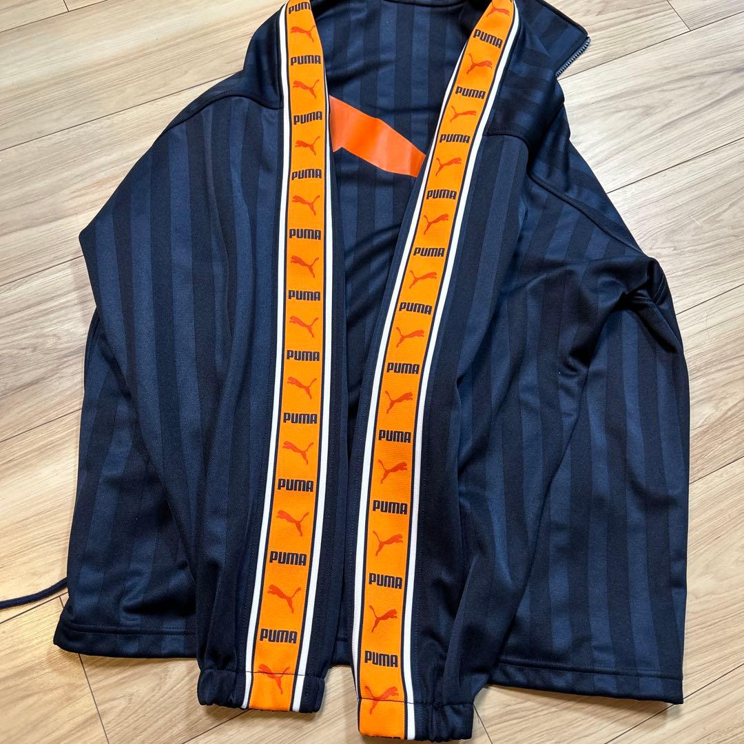 【美品】 PUMA ジャージ セットアップ トレーニングウェア☆オレンジ