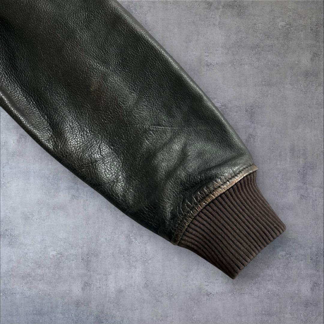 美品　ZARA ヴィンテージ加工　レザージャケット　本革　牛革　Sサイズ