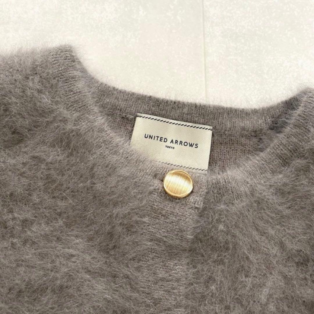 【タグ付未使用】UNITED ARROWS フォックスカシミヤケープ 24AW