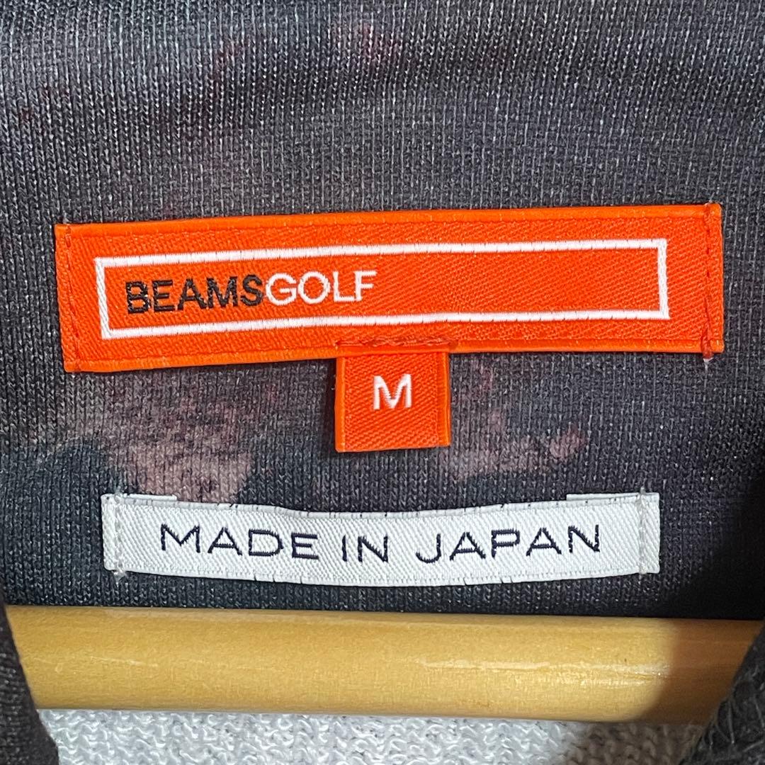 BEAMS GOLF ビームスゴルフ 宇宙柄 スウェットパーカー 総柄 M