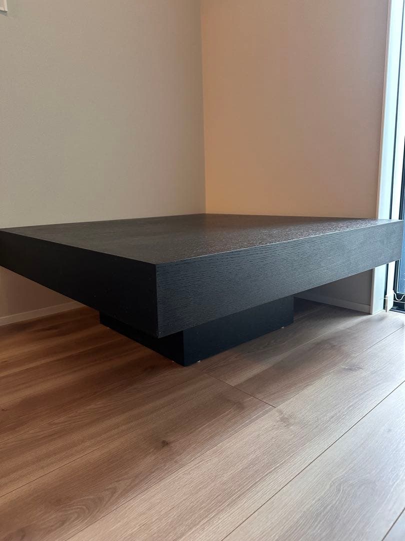 アルモニア Lacca OK001 ブラック センターテーブル