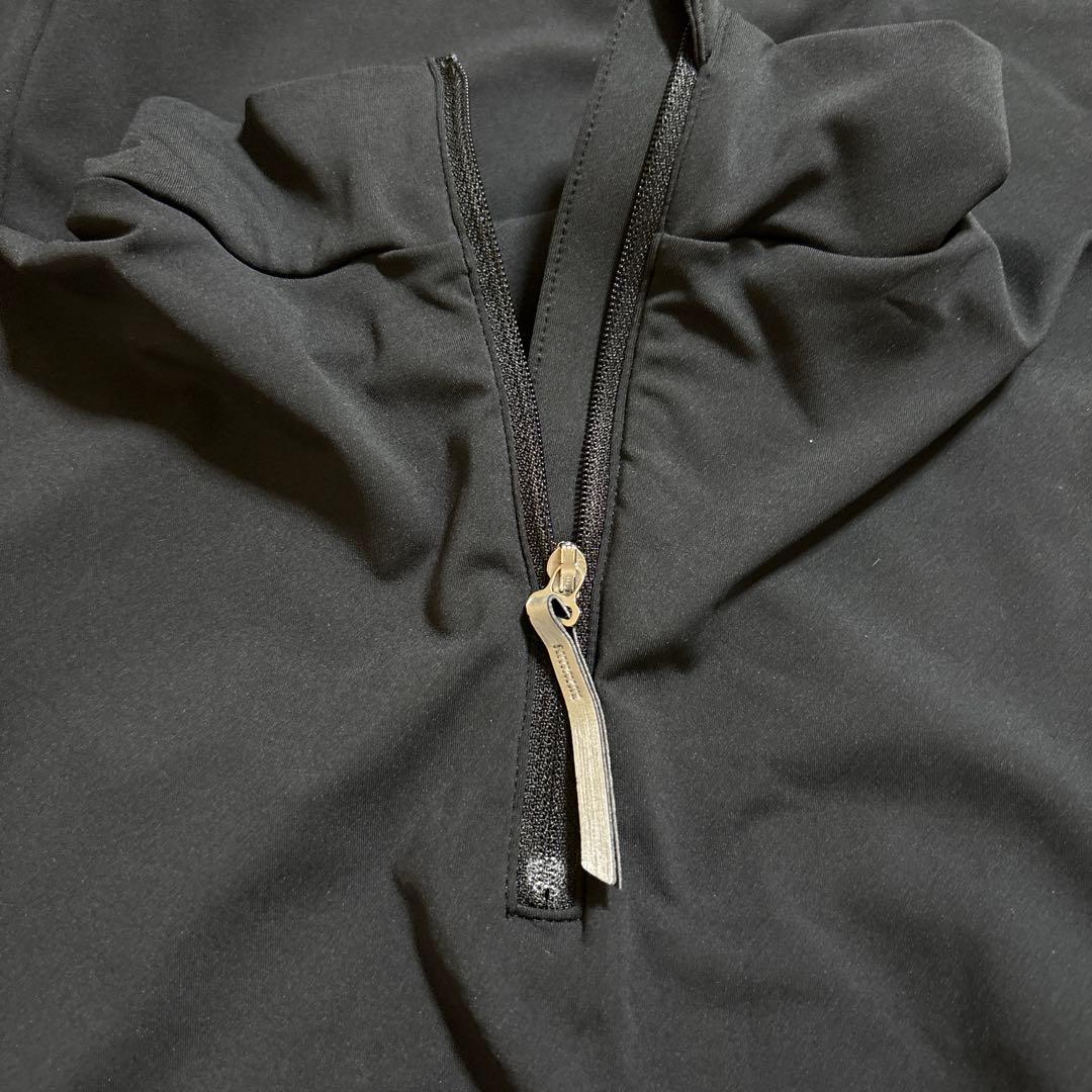 デサント【LUXE】ゴルフ　モックネックシャツ　スカート　上下2点セット　L/M