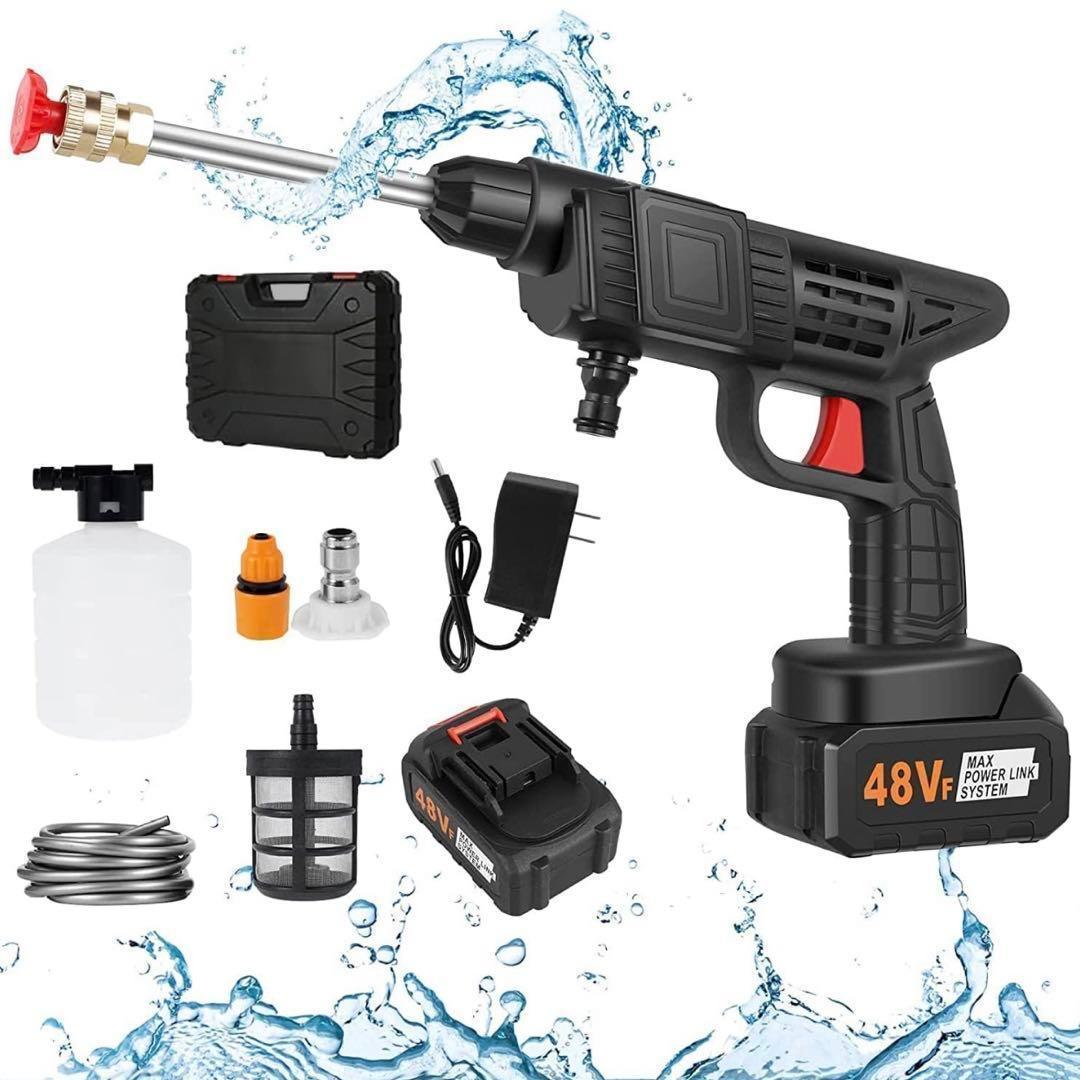 ❤️即日発送❤️高圧洗浄機 園芸 洗車 コードレス 充電式 家庭用 軽量 花粉