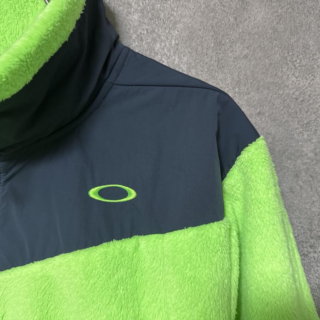 OAKLEY オークリー スカル コレクション フリースジャケット グリーン系