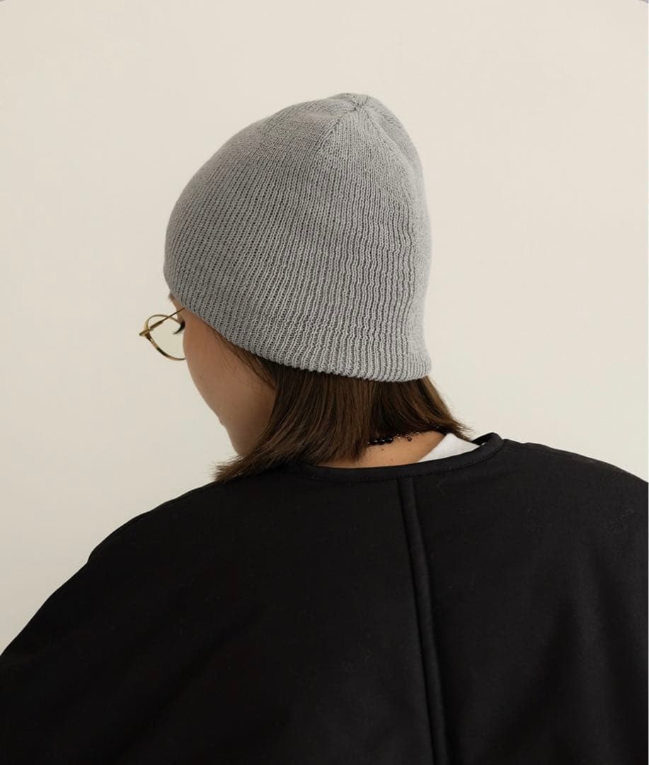 CAVEZA ROSSO （カベサロッソ）リブニットビーニー帽子