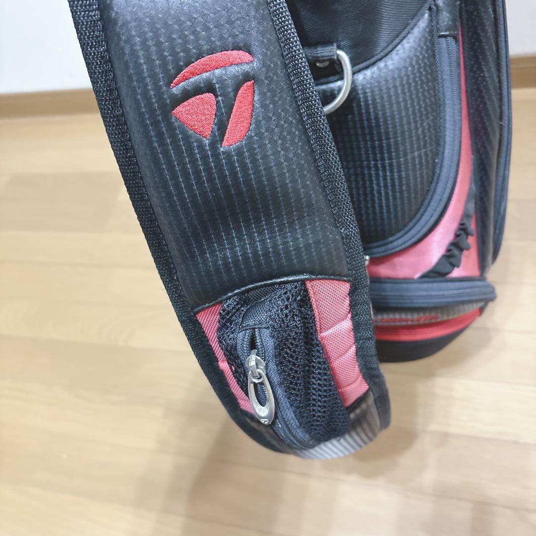 K463 TaylorMade キャディバッグ 黒赤