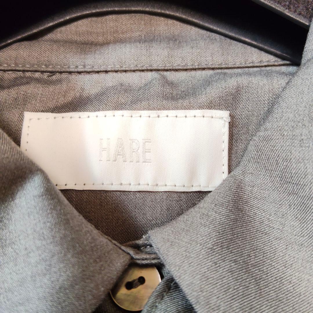 新品未使用 ハレ HARE ネクタイワンピース F グレー ロング モード