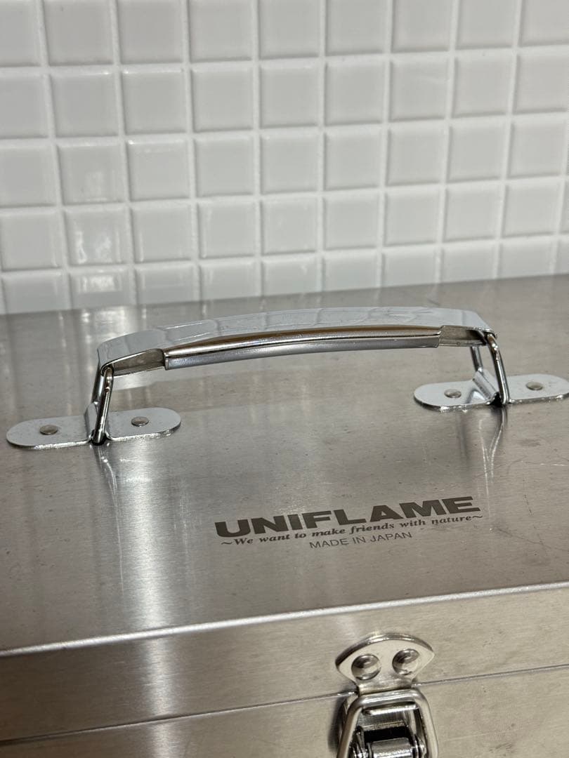 【希少】ユニフレーム UNIFLAME ステンレスボックス アウトドア キャンプ