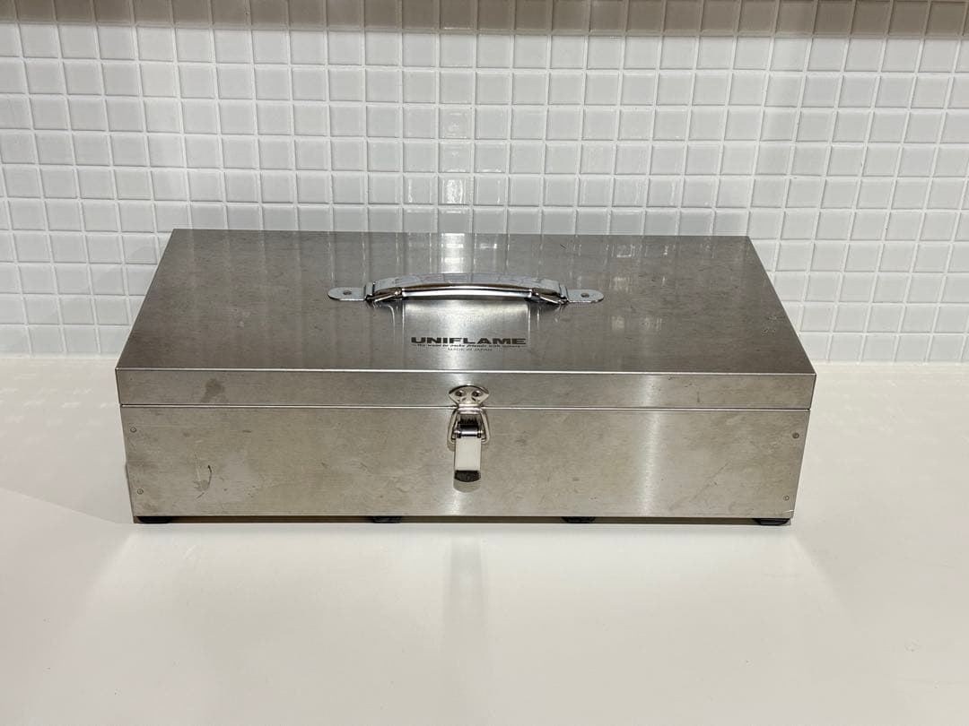 【希少】ユニフレーム UNIFLAME ステンレスボックス アウトドア キャンプ