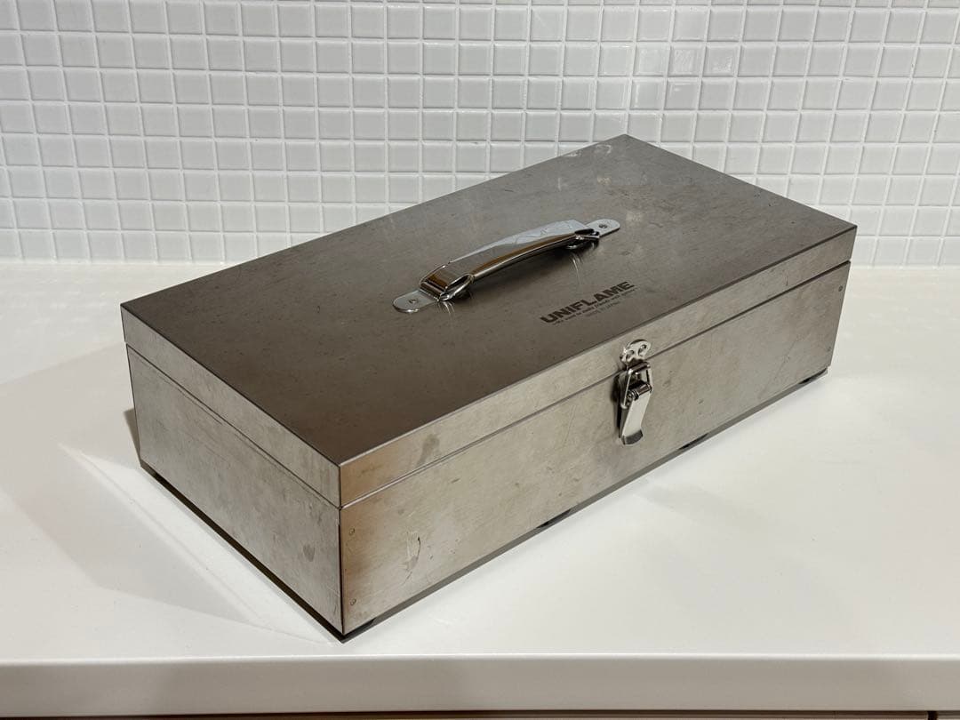 【希少】ユニフレーム UNIFLAME ステンレスボックス アウトドア キャンプ