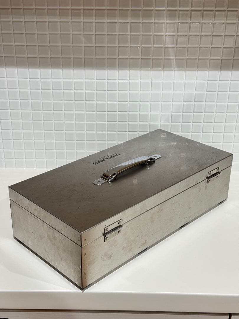 【希少】ユニフレーム UNIFLAME ステンレスボックス アウトドア キャンプ