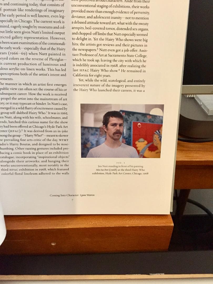 Jim Nutt : Coming Into Character ジム・ナット