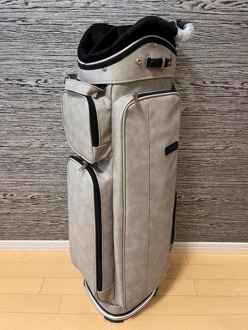 ゴルフバッグ・キャディバッグ　グレー　キャディーバッグ 新品