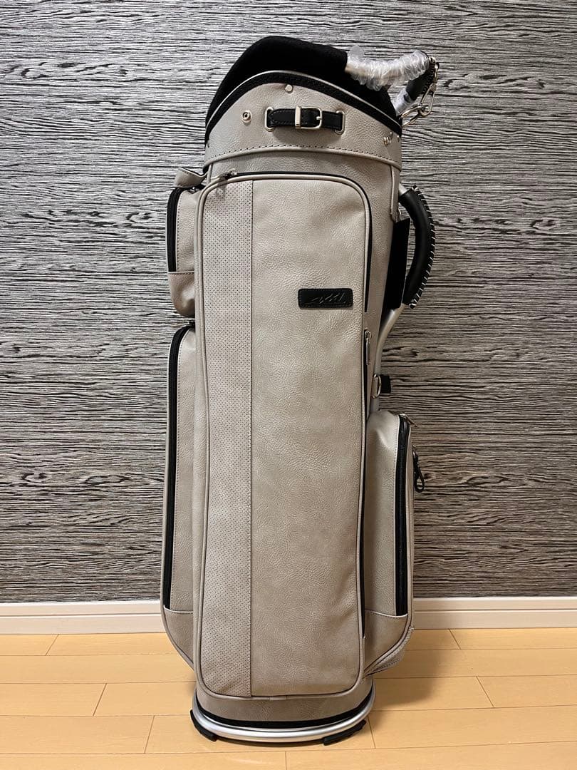ゴルフバッグ・キャディバッグ　グレー　キャディーバッグ 新品