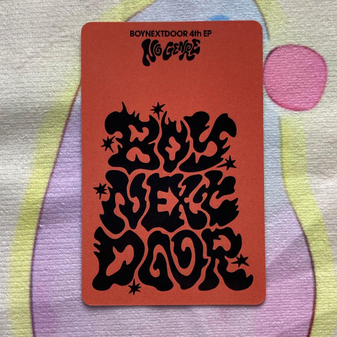 BOYNEXTDOOR ソンホ No Genre WALMART トレカ