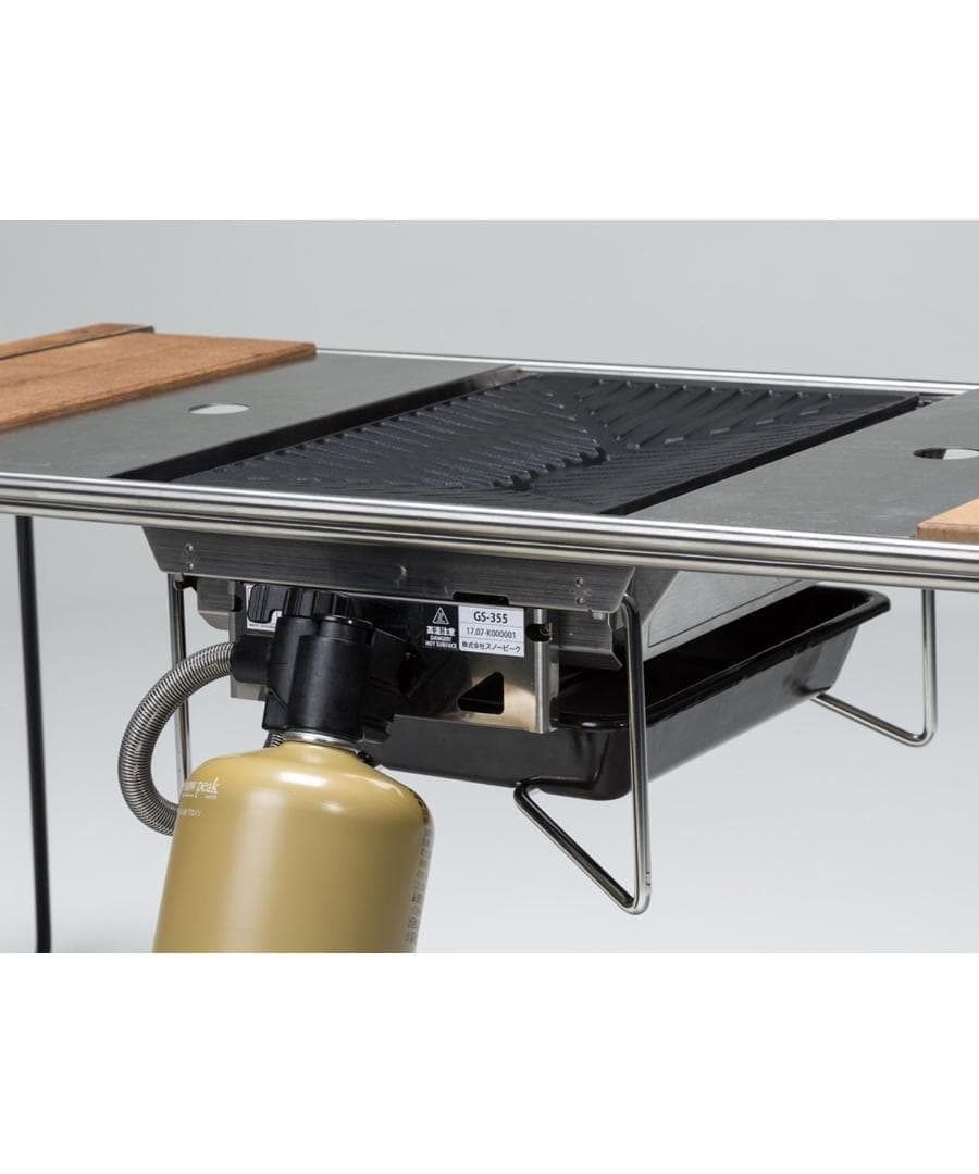 美品 雪峰苑 ＆ 新品 雪峰苑専用 鉄板 グリル スノーピーク