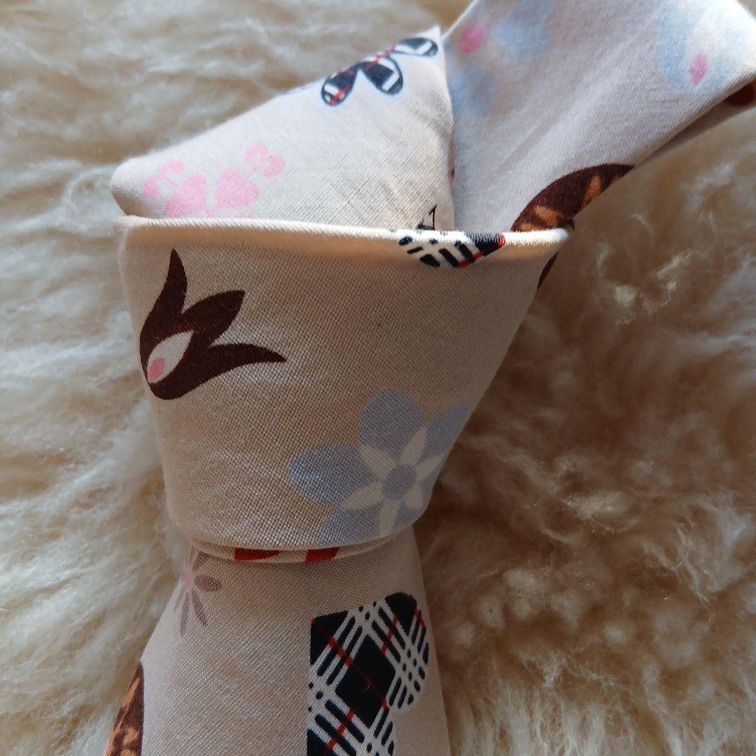 ☆BURBERRY BLACKLABEL モノグラム　ネクタイ☆ベージュ