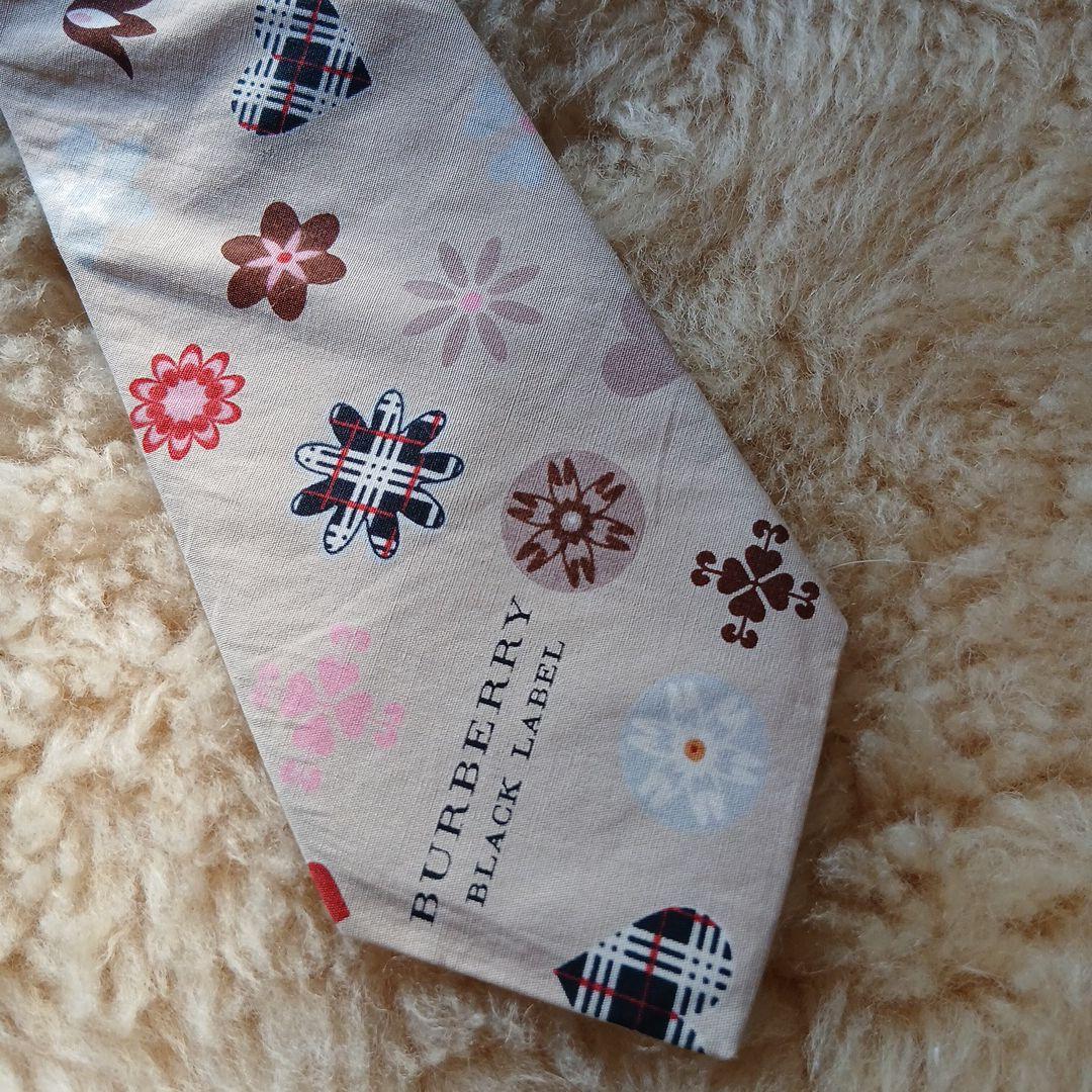 ☆BURBERRY BLACKLABEL モノグラム　ネクタイ☆ベージュ