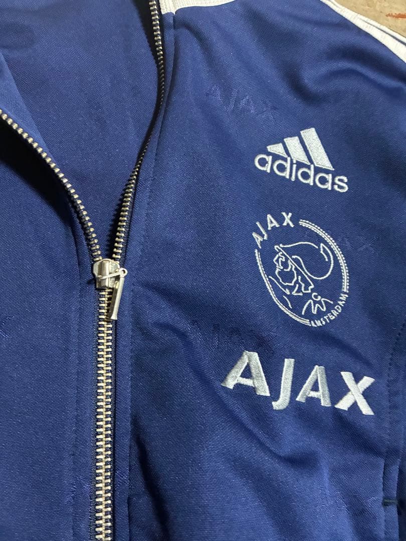 【美品】adidas アヤックス・トラックジャケット90s・万国旗タグ・非売品