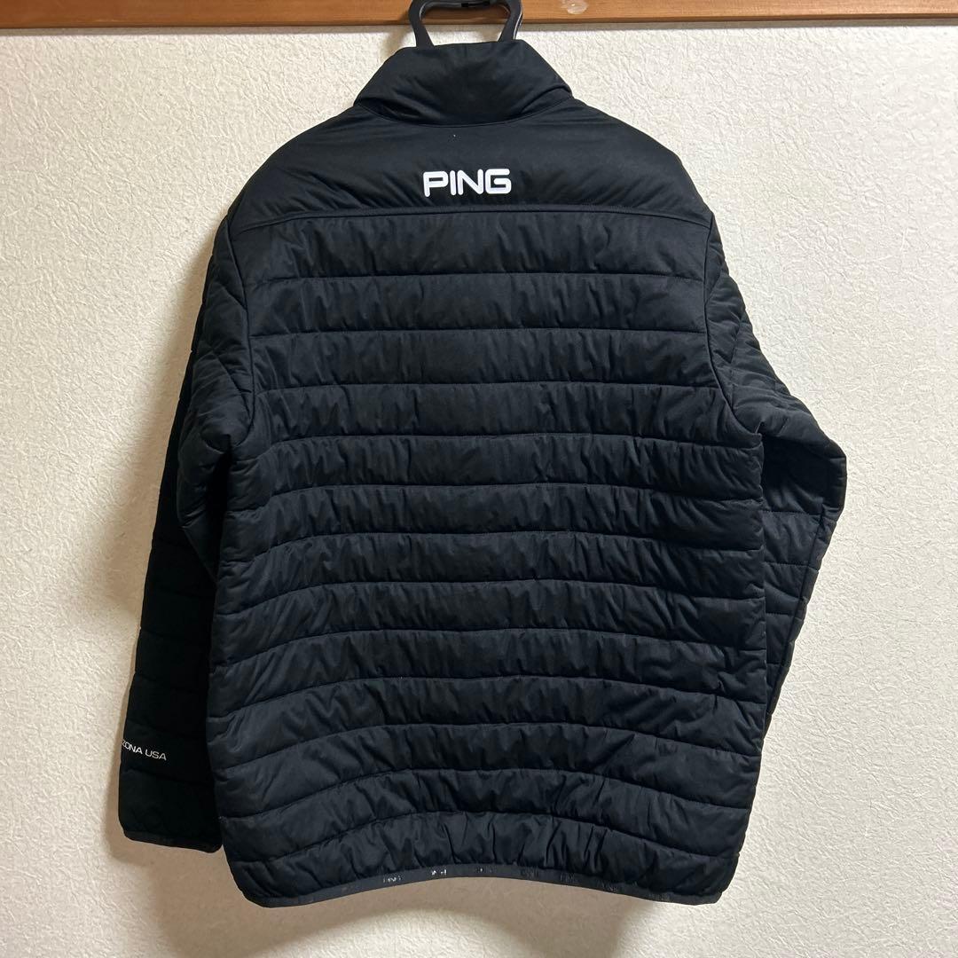 星丸　PING 中綿ジャケット ブラック サイズXL
