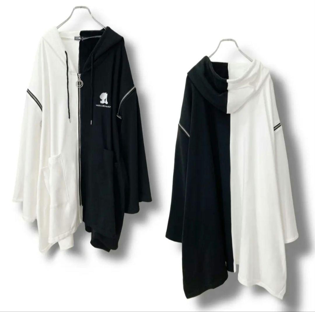 甘*璃様 NieR SUPER OVER SIZE 2WAY ZIP パーカー