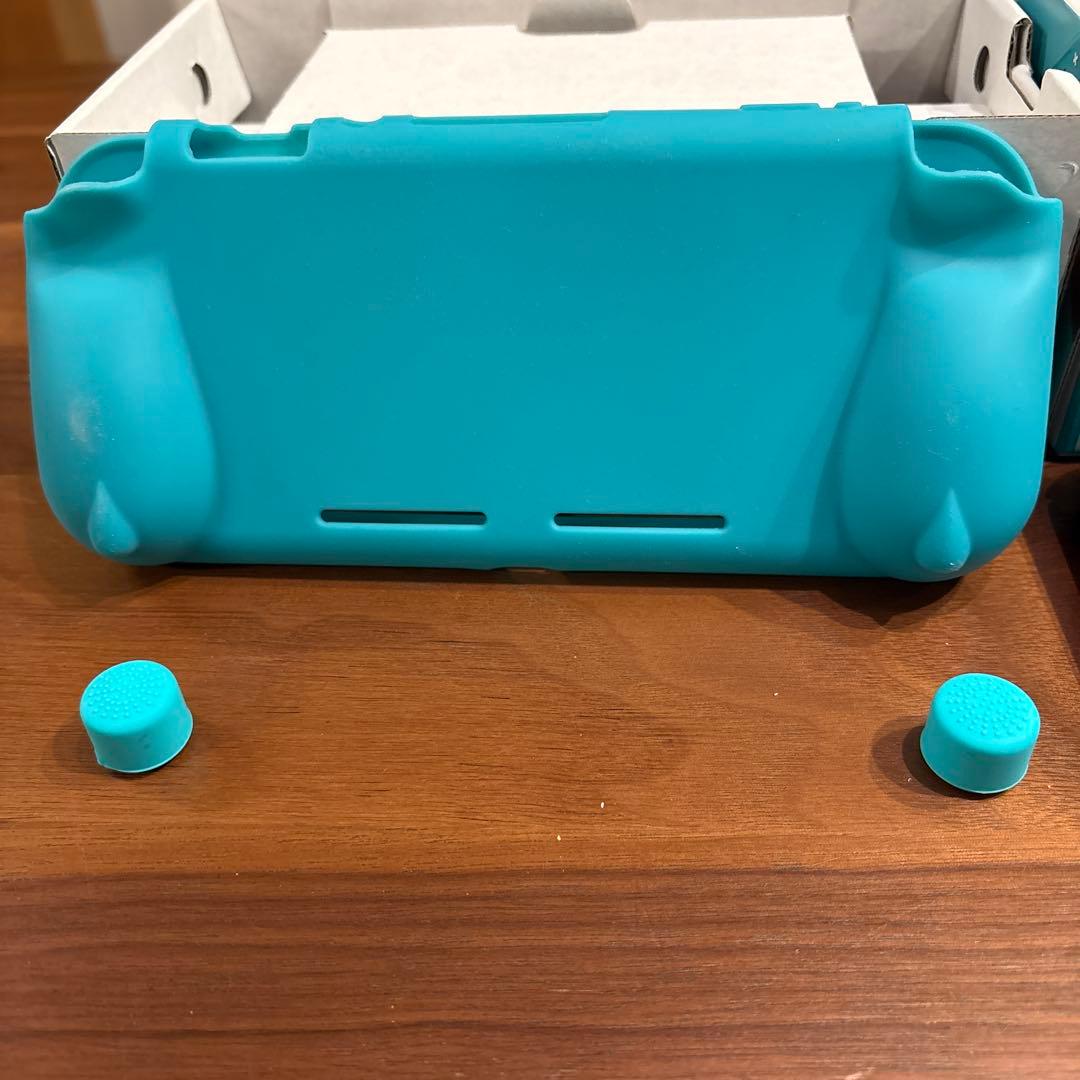 お*ん様 SwitchLite 本体　箱付き　ACアダプター付き　ターコイズ　ラ