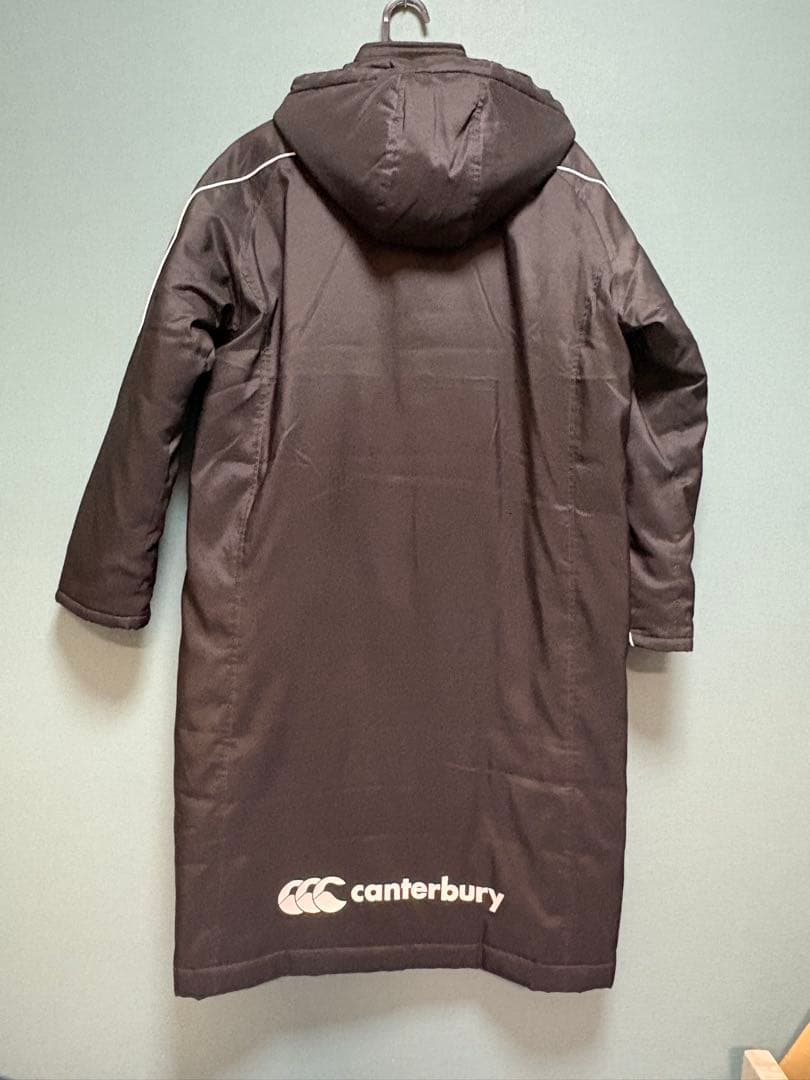 canterbury ベンチコート 150cm 黒　フード付き