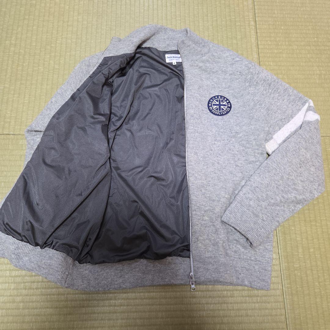 Jack Bunny サイズ6 ドライバーズニット グレー パーリーゲイツ