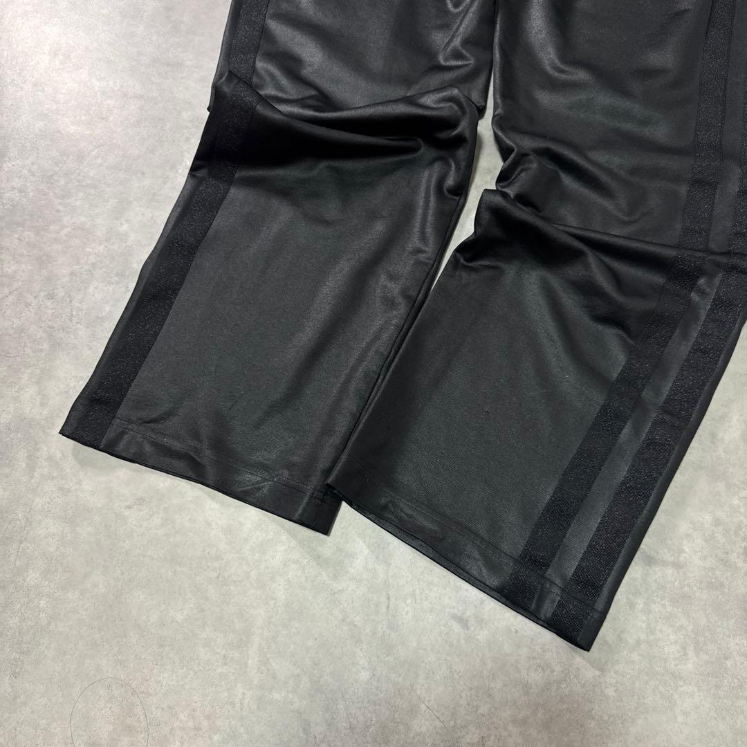 adidas 00s トラックパンツ ジャージ 下 ストレート 光沢 ブラック