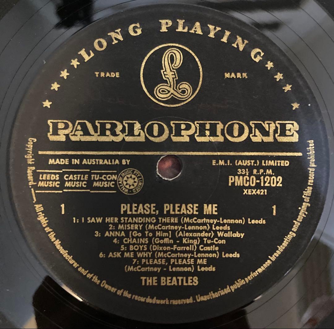 稀少オーストラリアGoldオリジナルBeatlesビートルズPPMレコード