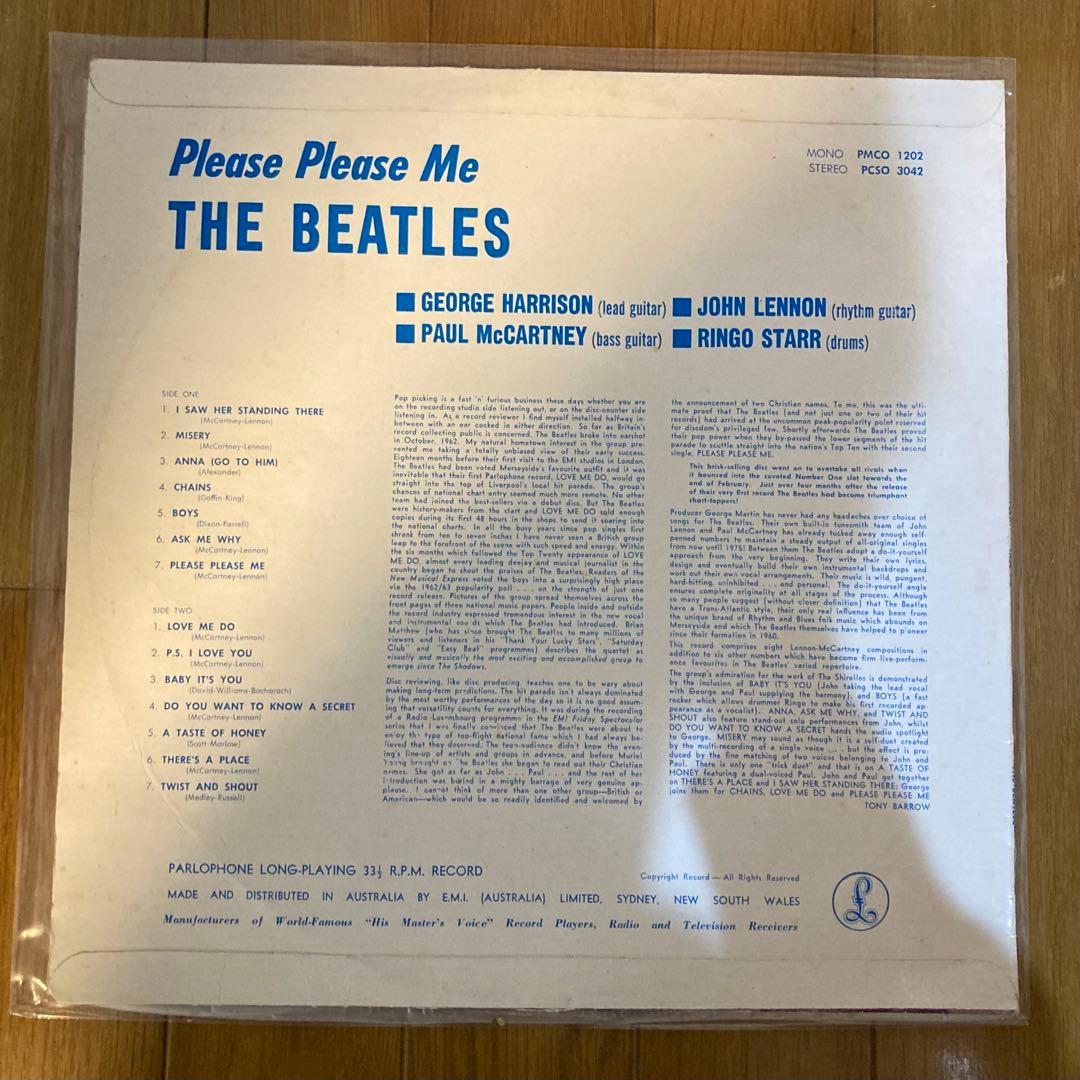 稀少オーストラリアGoldオリジナルBeatlesビートルズPPMレコード