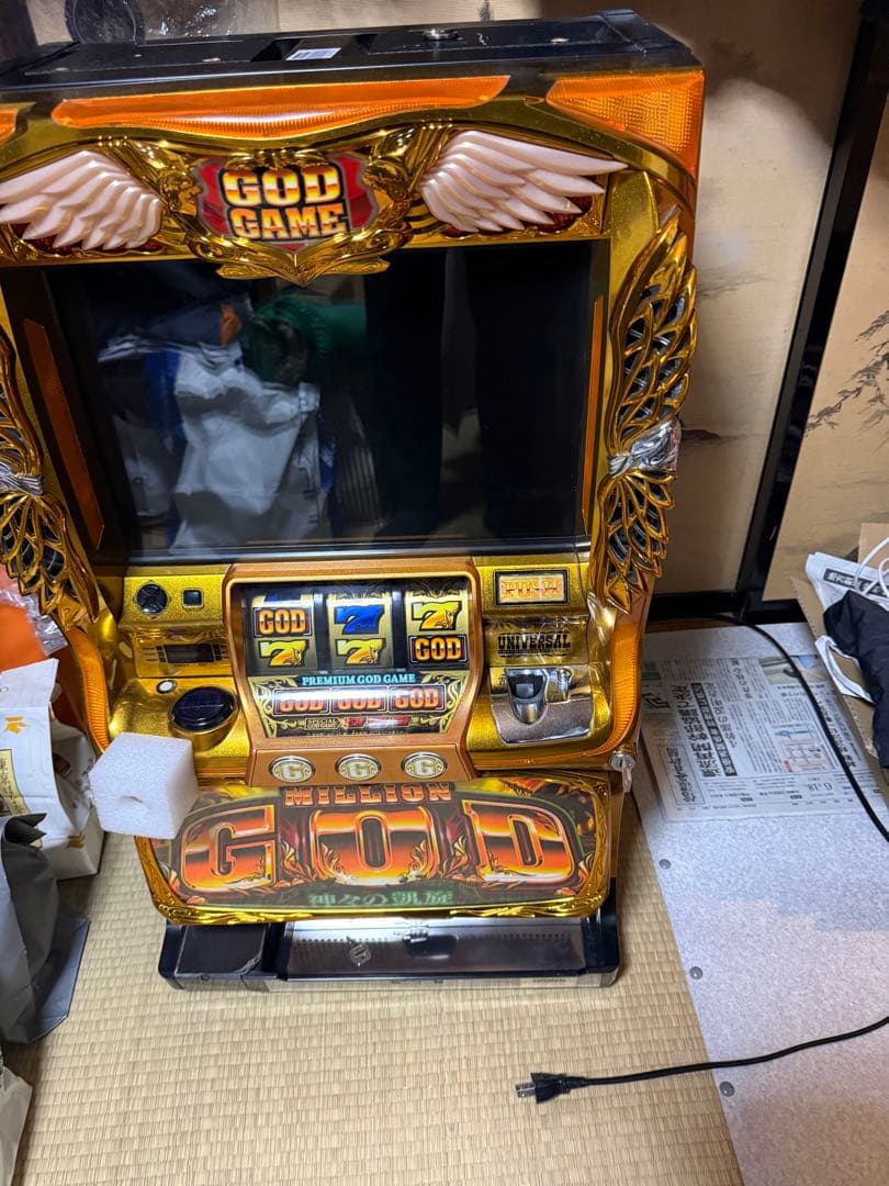 ミリオンゴット　神々の凱旋　実機