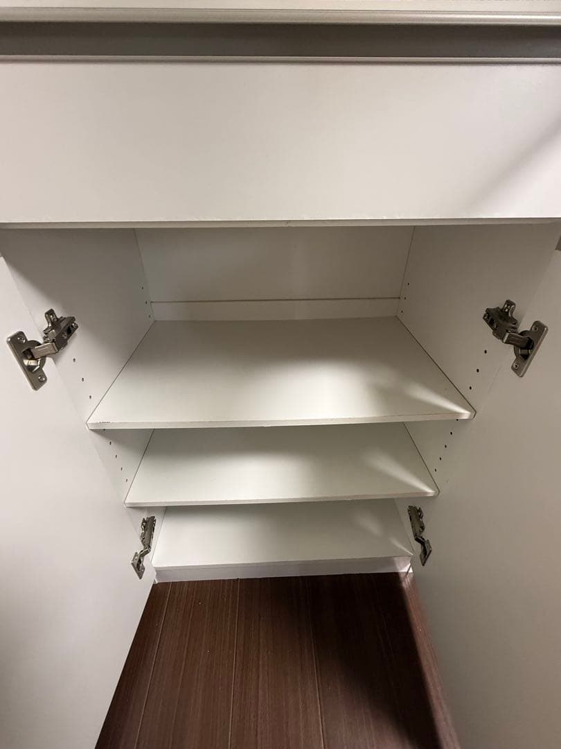 最終値下げ！ニトリ★食器棚★ホワイト★引取り可★3/15まで