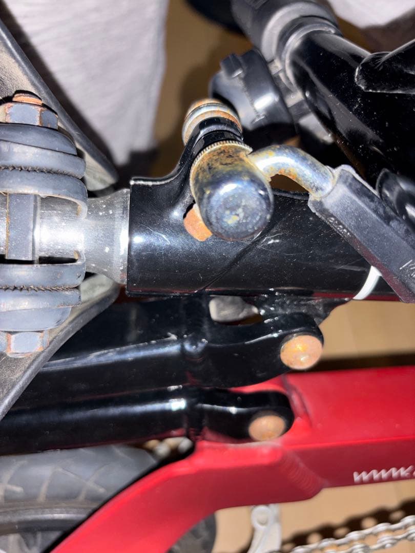 折りたたみ自転車 HANDYBIKE 8 レッド/ブラック