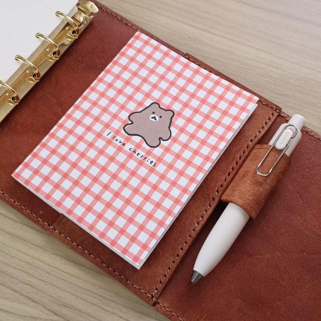 M5スクエア システム手帳 コニャック