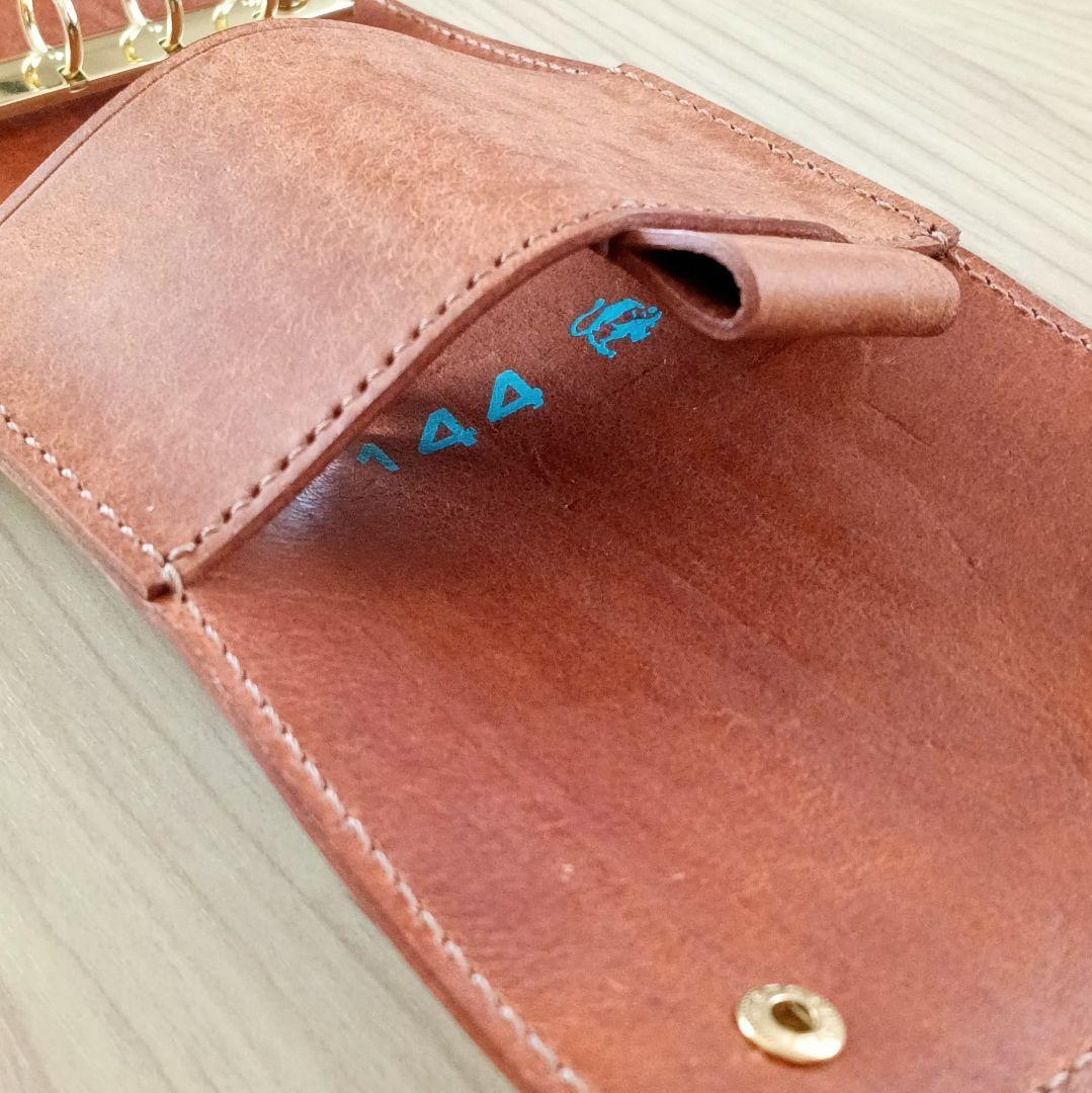 M5スクエア システム手帳 コニャック