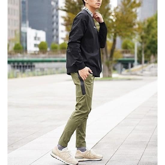 LUXE/R GOLF ストレッチ布帛プルオーバー 45852BKXL ②