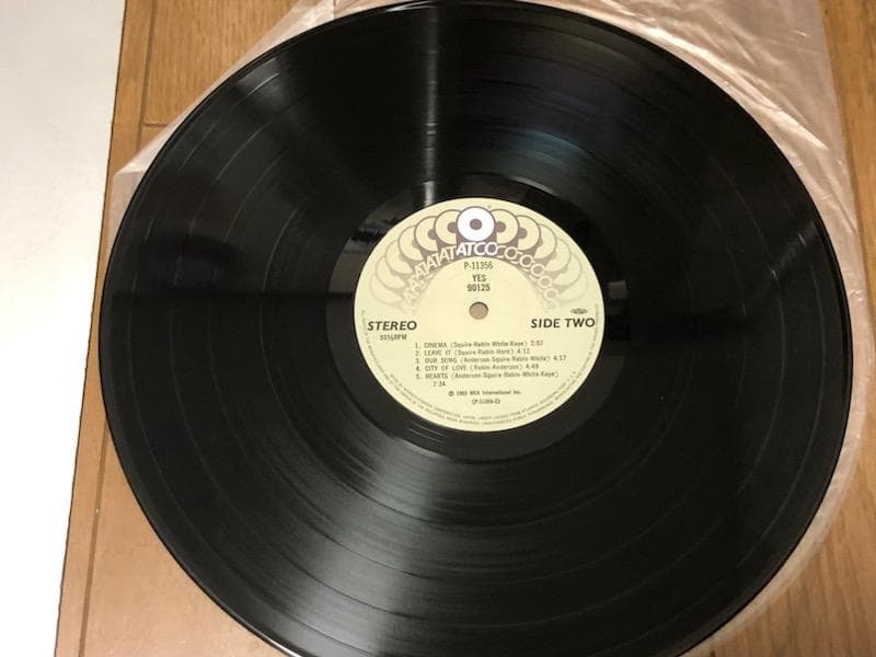 YES　レコード４枚セット　プログレッシヴ　イエス