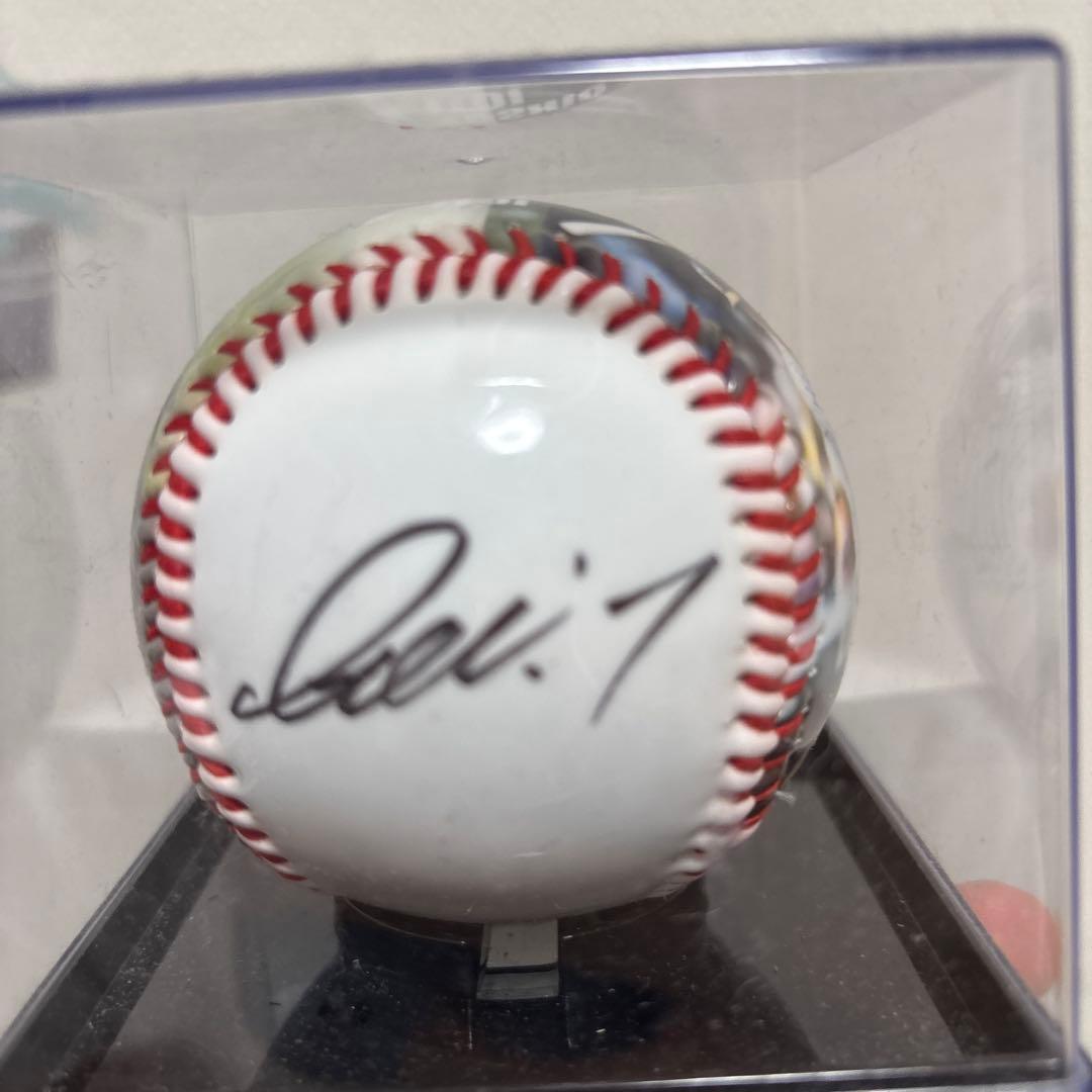 サイン入りタイガース記念野球　糸井嘉男プリントサインボール