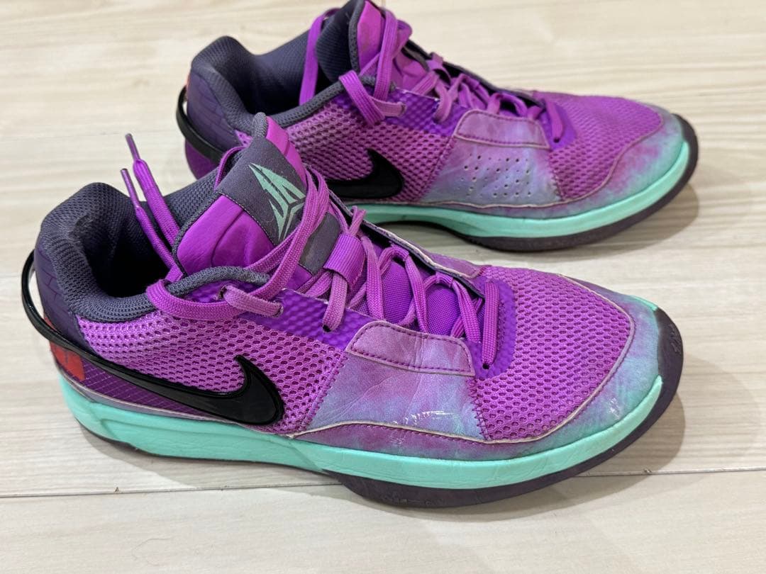 Nike バスケットボールシューズ 紫/緑