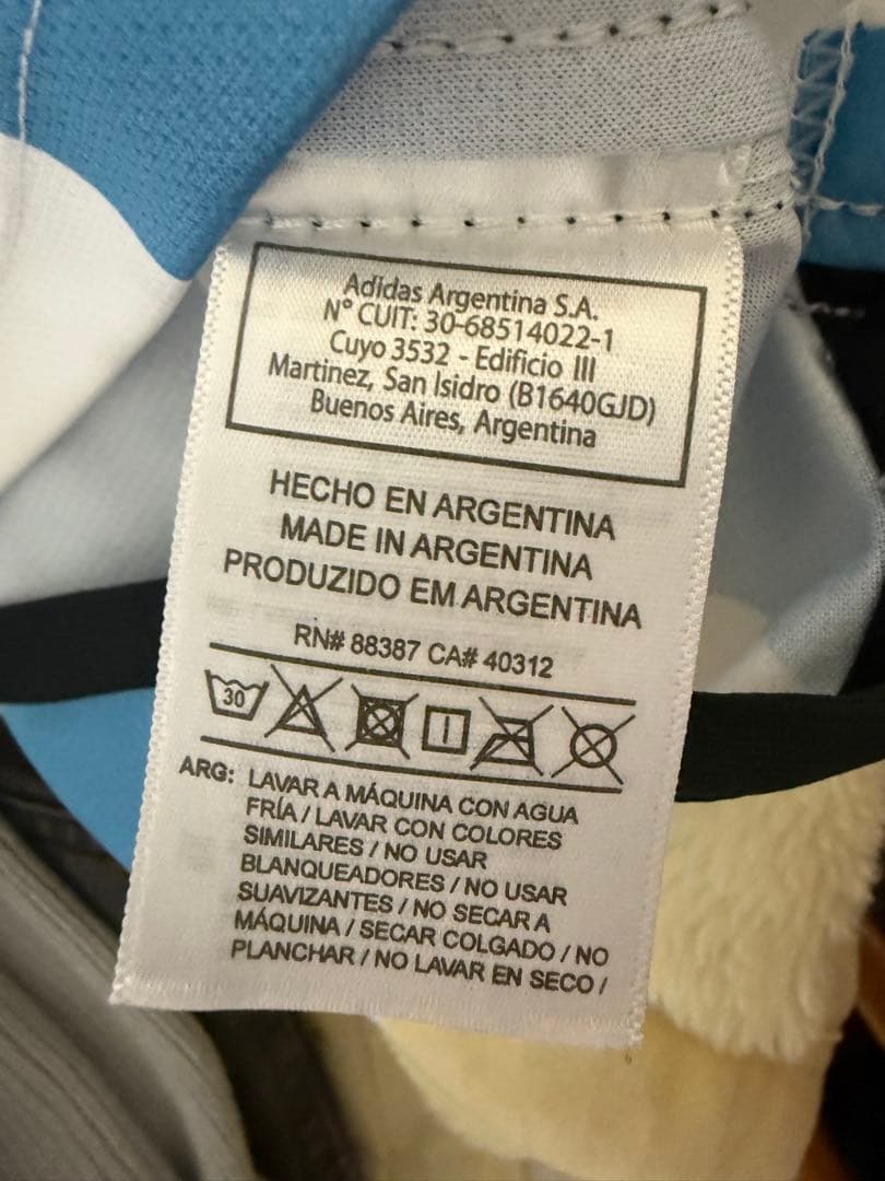 adidas アルゼンチン代表 MESSI 10 シャツ M