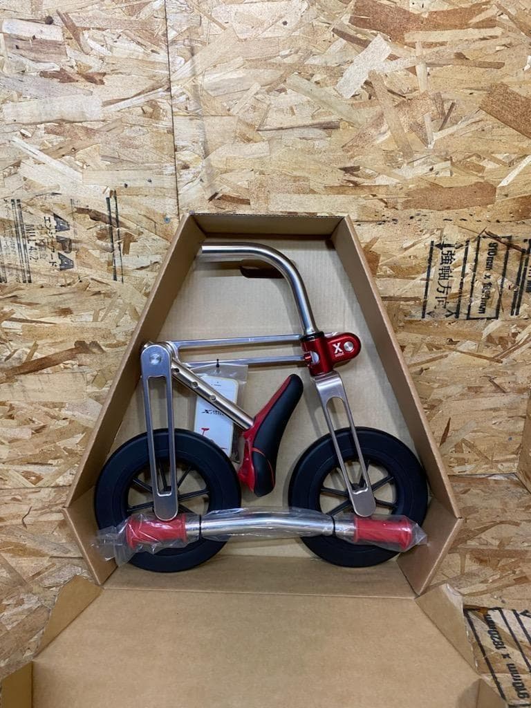 ランニングバイク　キックバイク FFC X-MINI PUSH BIKE RED