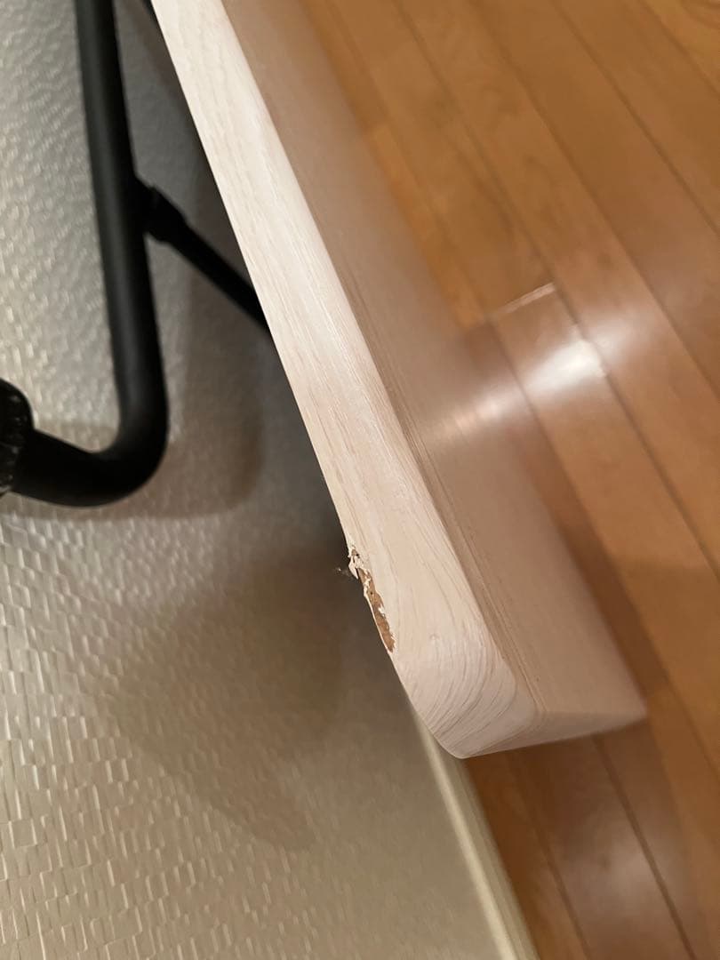 【モカ】昇降センターテーブル　ニトリ　ホワイトウォッシュ【美品】