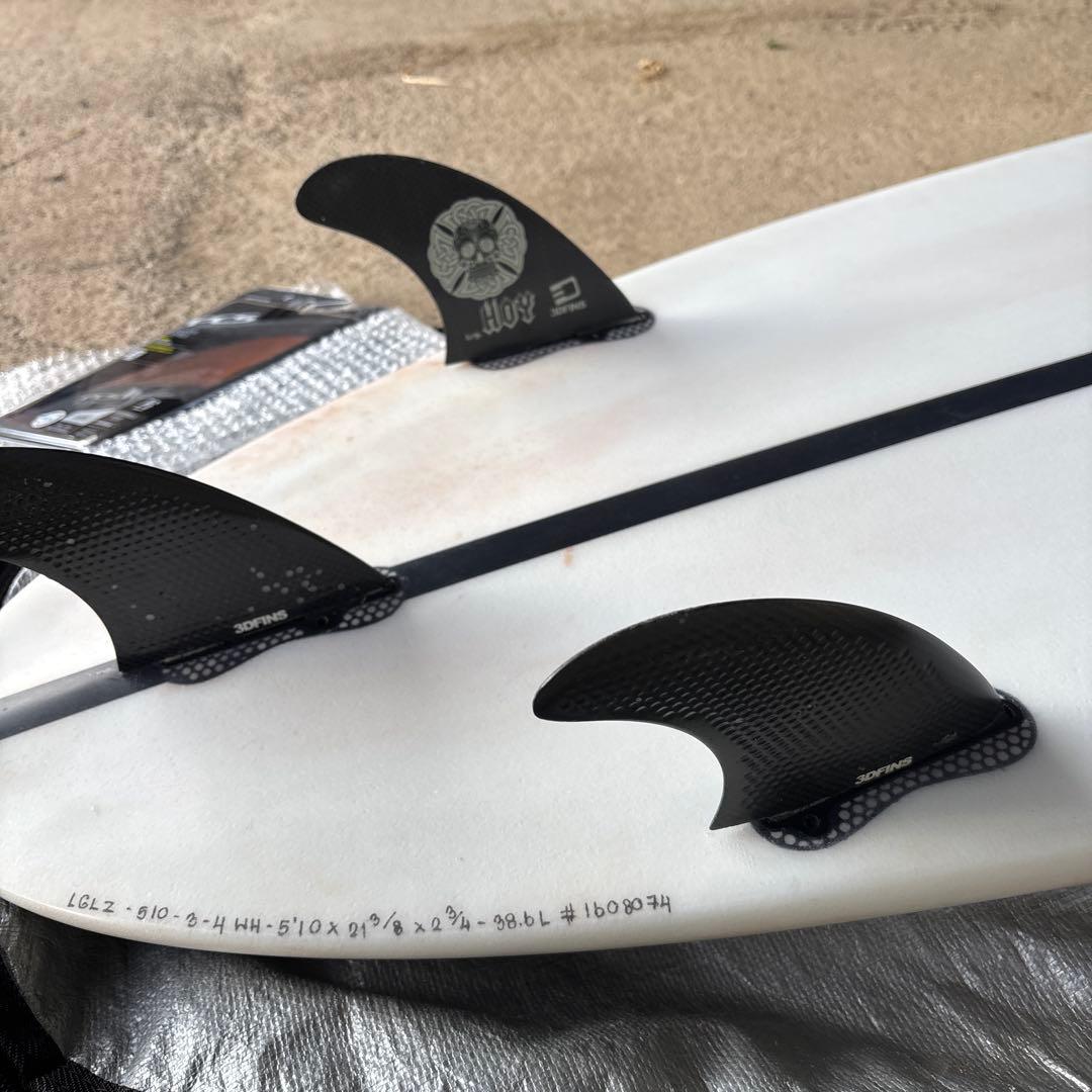 ファイヤーワイヤーGLAZER LFTフィン付き5.10 38Ｌ千葉手渡し限定