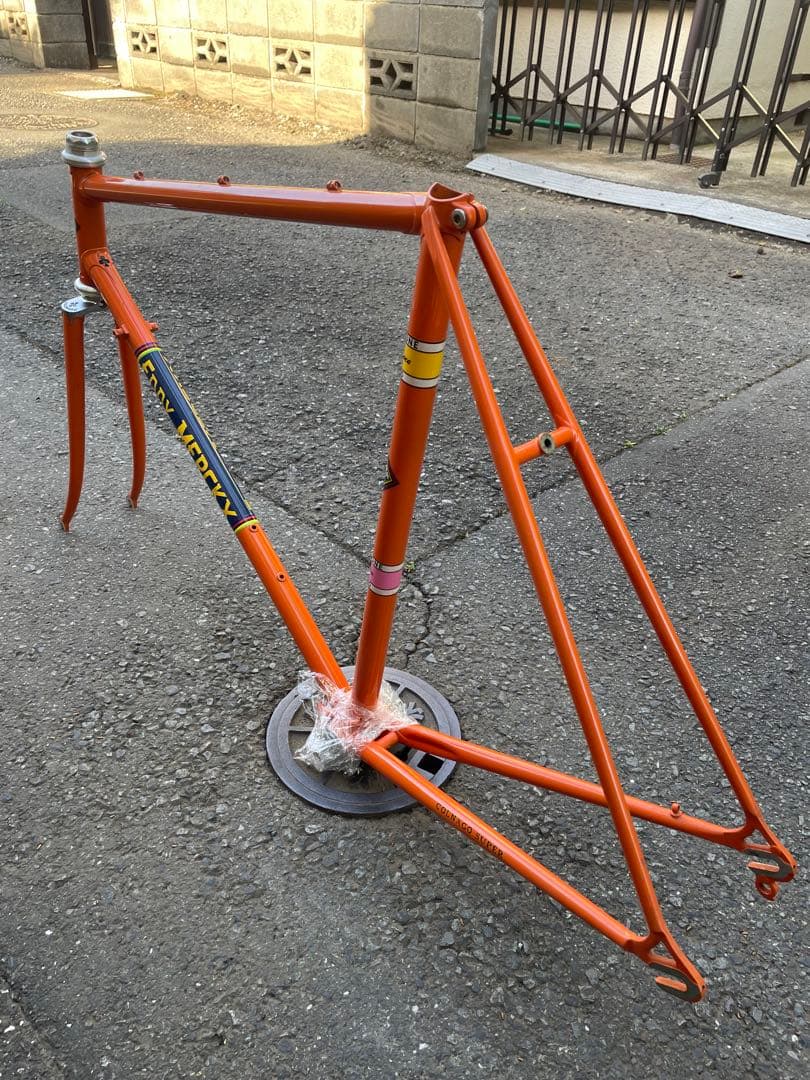 エディメルクス78年コルナゴ　スーパー希少ロードバイクフレームBB.ヘッドパーツ