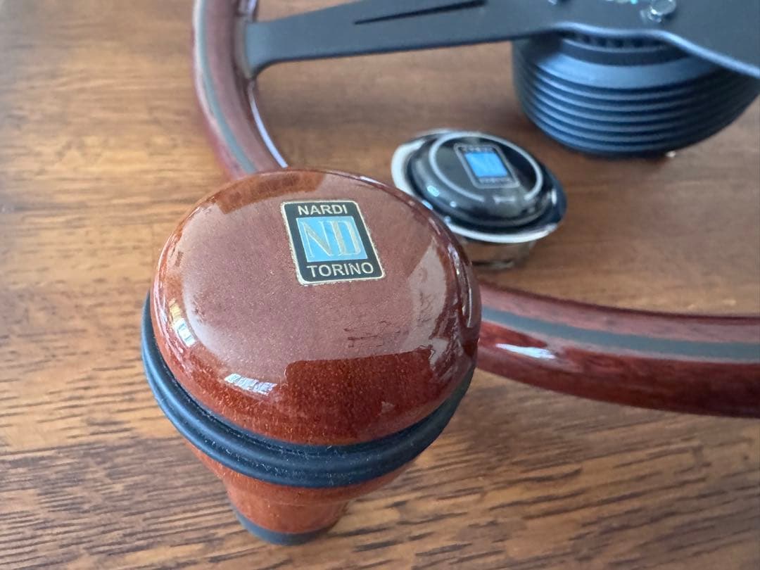 NARDI ナルディ ウッドハンドル、シフトノブJA11ハンドルポスト