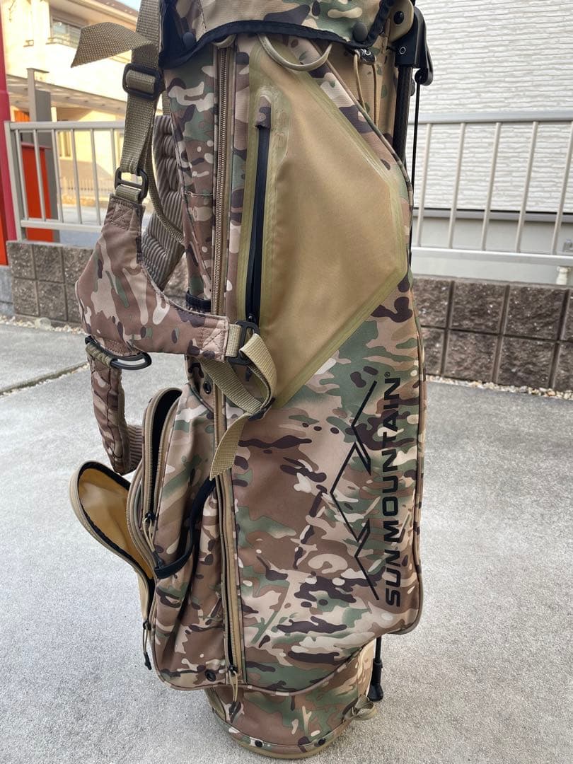 サンマウンテン　スタンドバッグ　迷彩